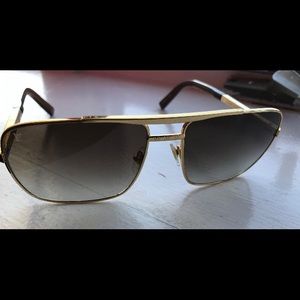 Louis Vuitton Black & Gold Attitude Sunglasses